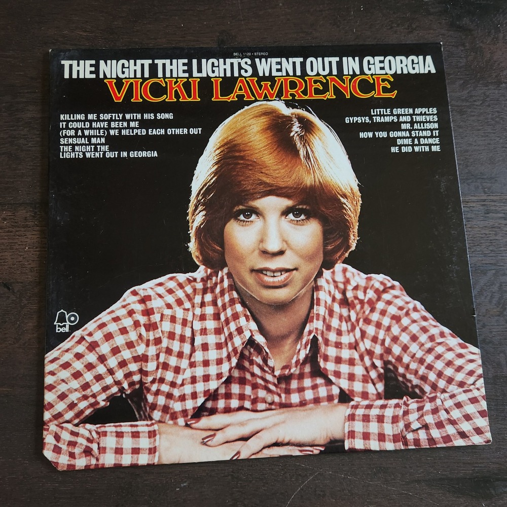Vicki Lawrence The Night the Lights Went Out‎ in Georgia Vinyl Record Album